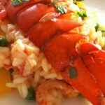 Un piatto di risotto all'astice